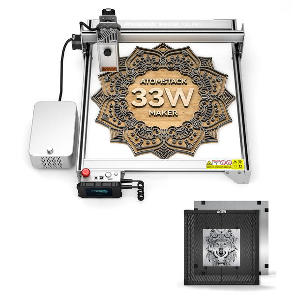 Atomstack X30 Pro 160W Lasergraviermaschine + FH500 Wabenplatte - Ultimatives Präzisions-Bundle